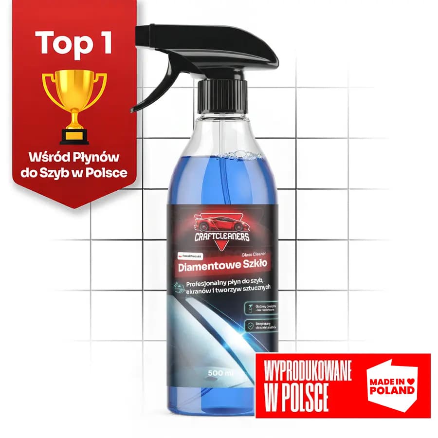 Diamentowe Szkło - Profesjonalny płyn do szyb, ekranów i tworzyw sztucznych (Glass Cleaner)