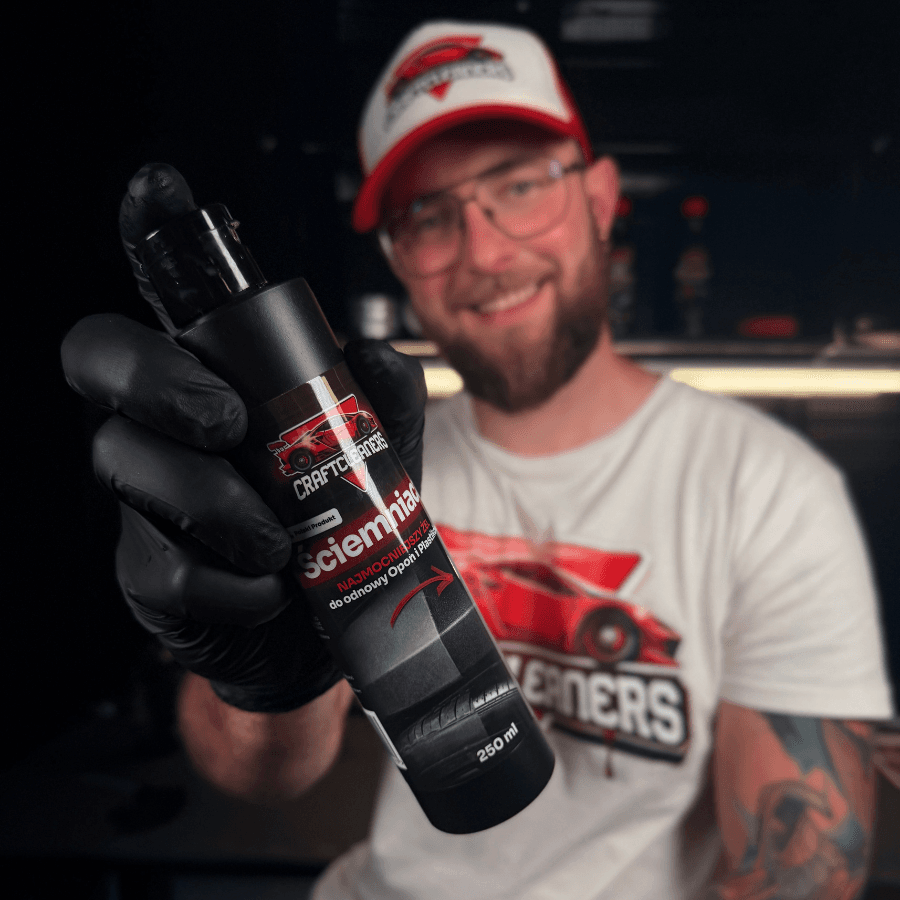 Ściemniacz - Żelowa POWŁOKA do Opon i Plastików 250 ml 175 dni