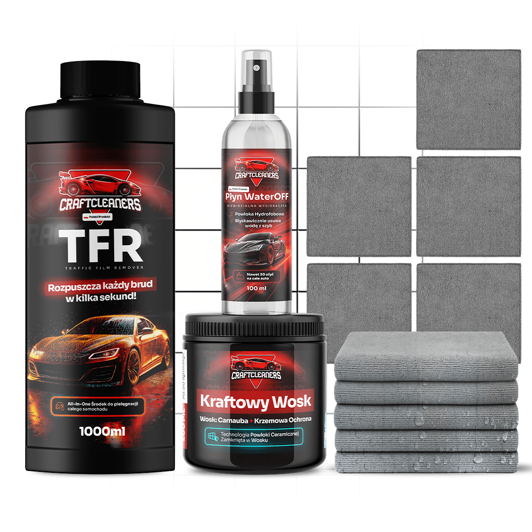 Zestaw 8 elementowy - Domowy Detailer 3.0 (Błysk Samochodu)