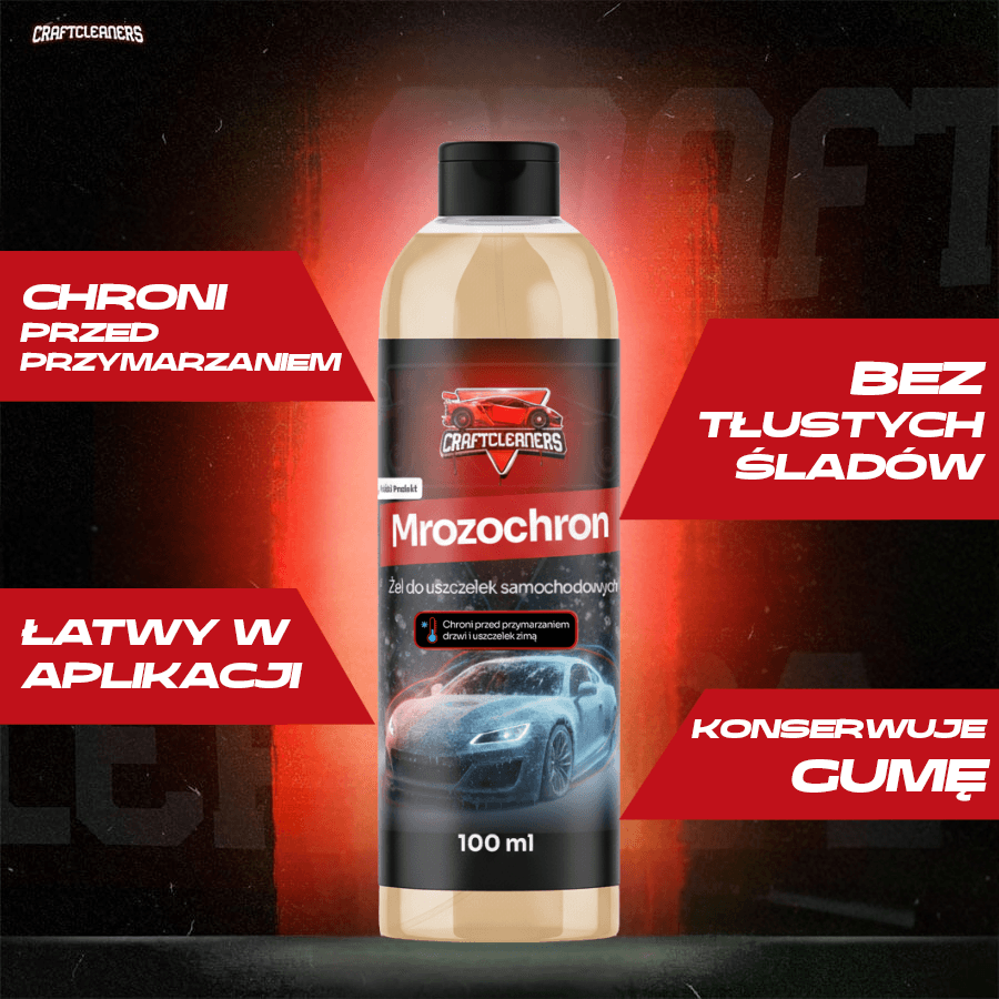 ZIMOWY Zestaw - Odmrażacz Do Szyb + Ochrona Uszczelek!