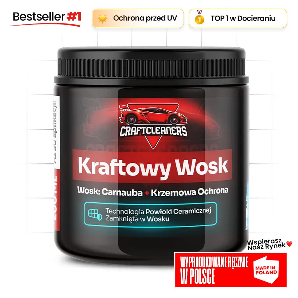BTS Kraftowy Wosk-Mus premium czyli wosk Carnauba, Pszczeli i Krzem!