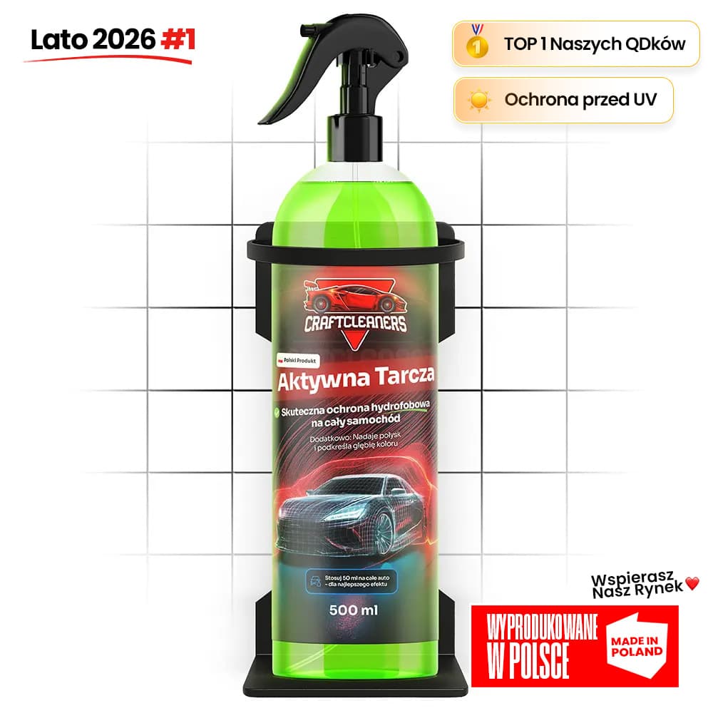 Aktywna Tarcza - All in One HYDROFOBOWA Ochrona Całego Auta w Jednej Butelce