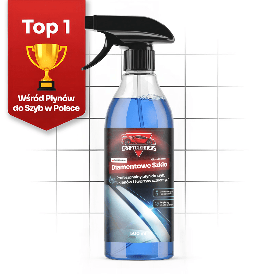 Diamentowe Szkło - Profesjonalny płyn do szyb, ekranów i tworzyw sztucznych (Glass Cleaner)